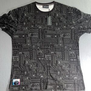 Brand new The Hundreds black all over print shirt
